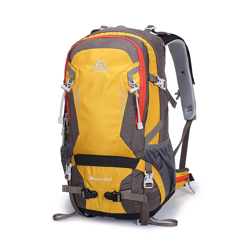 35L Outdoor Travel Hiking Backpack Climbing Backpack With Raincover for Men Women Framed Sports Trekking Camping Bag  Daypack