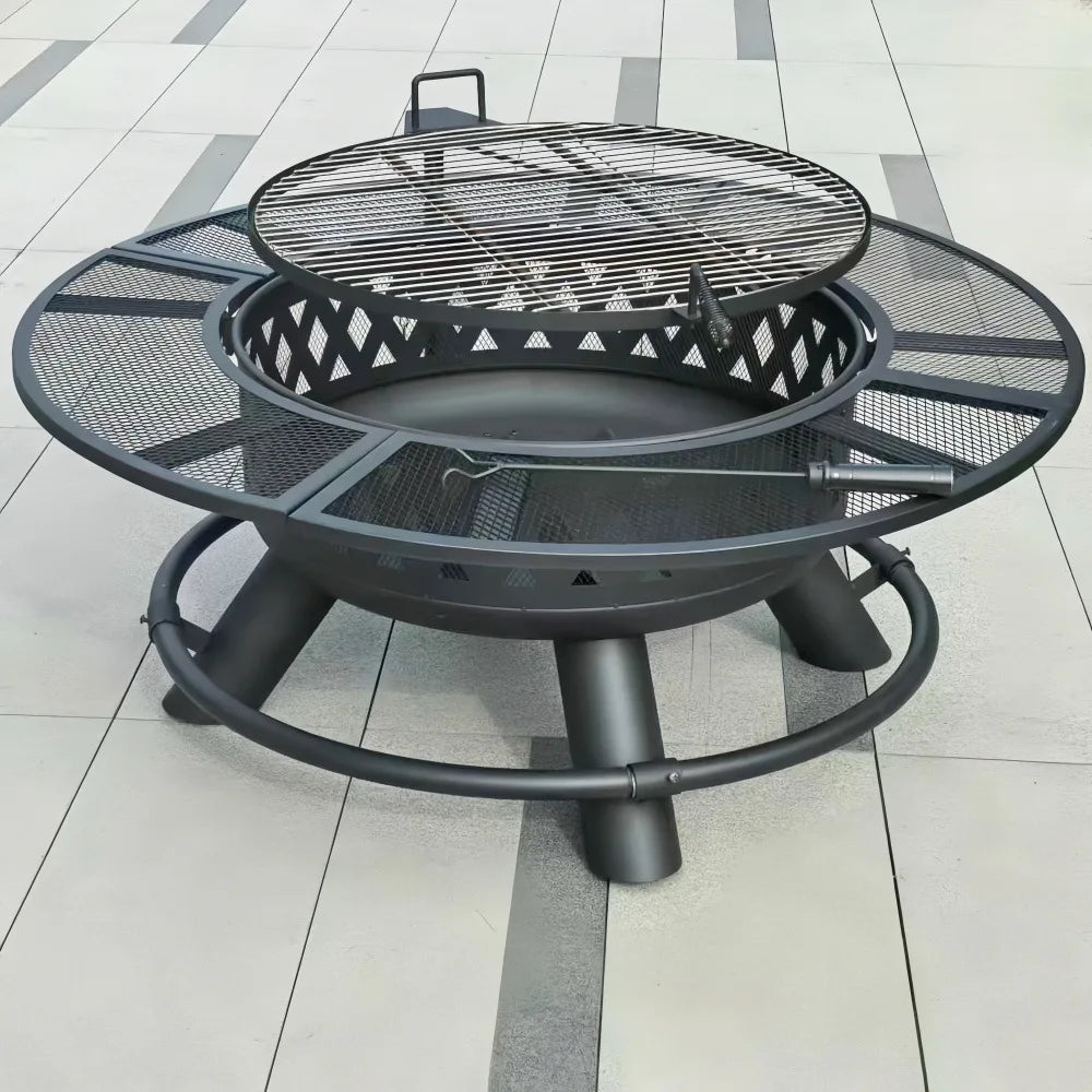 Outdoor barbecue grills, household firewood heating stoves, patio fire pits, villa bonfire pits, fire pit tables for gathering