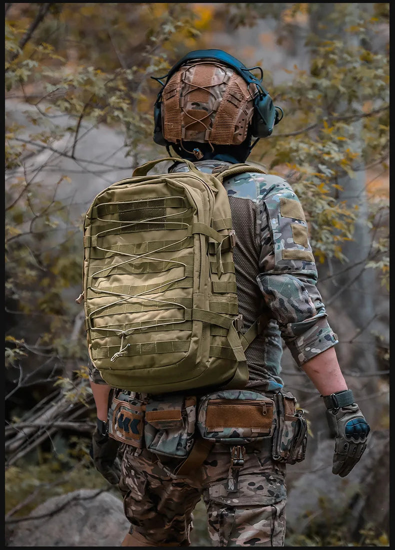 Tactical Camouflage Backpack Molle Hunting Backpacks Waterproof Camping Hiking Hunting Trekking Climbing Outdoor Bags Rucksack