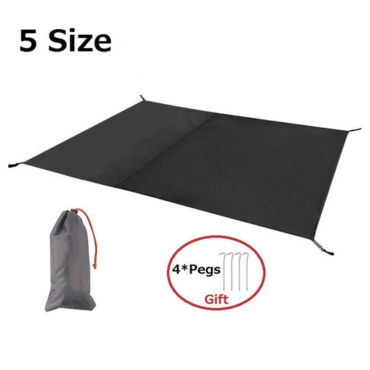 Waterproof Camping Tarp Multifunctional Tent Ground Sheet Ultralight Durable Beach Picnic Mat Multifunctional Canopy Shade Sail