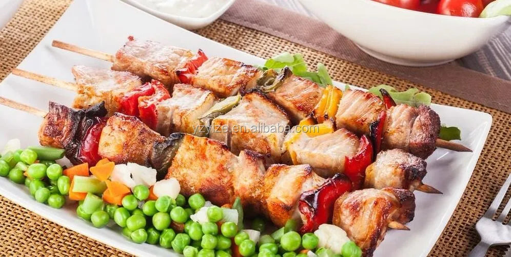 Electric Shish Kebab Machine Automatic Yakitori Grill Machine Smokeless Barbecue Grill Kabob Machines