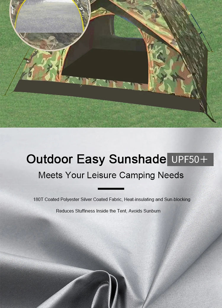 EMER Outdoor Camping Tent Automatic One-touch Tent Waterproof Picnic Tourist House for Travel Hiking Fishing Camping Supplies
