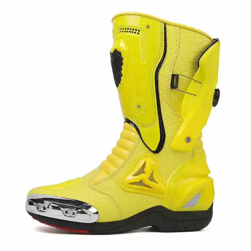 36-47 Anti Fall Motocross Boots Wear-resistant Motorcycle Boots Men's Women Racing Boots Safe Riding Equipment Rally Shoes