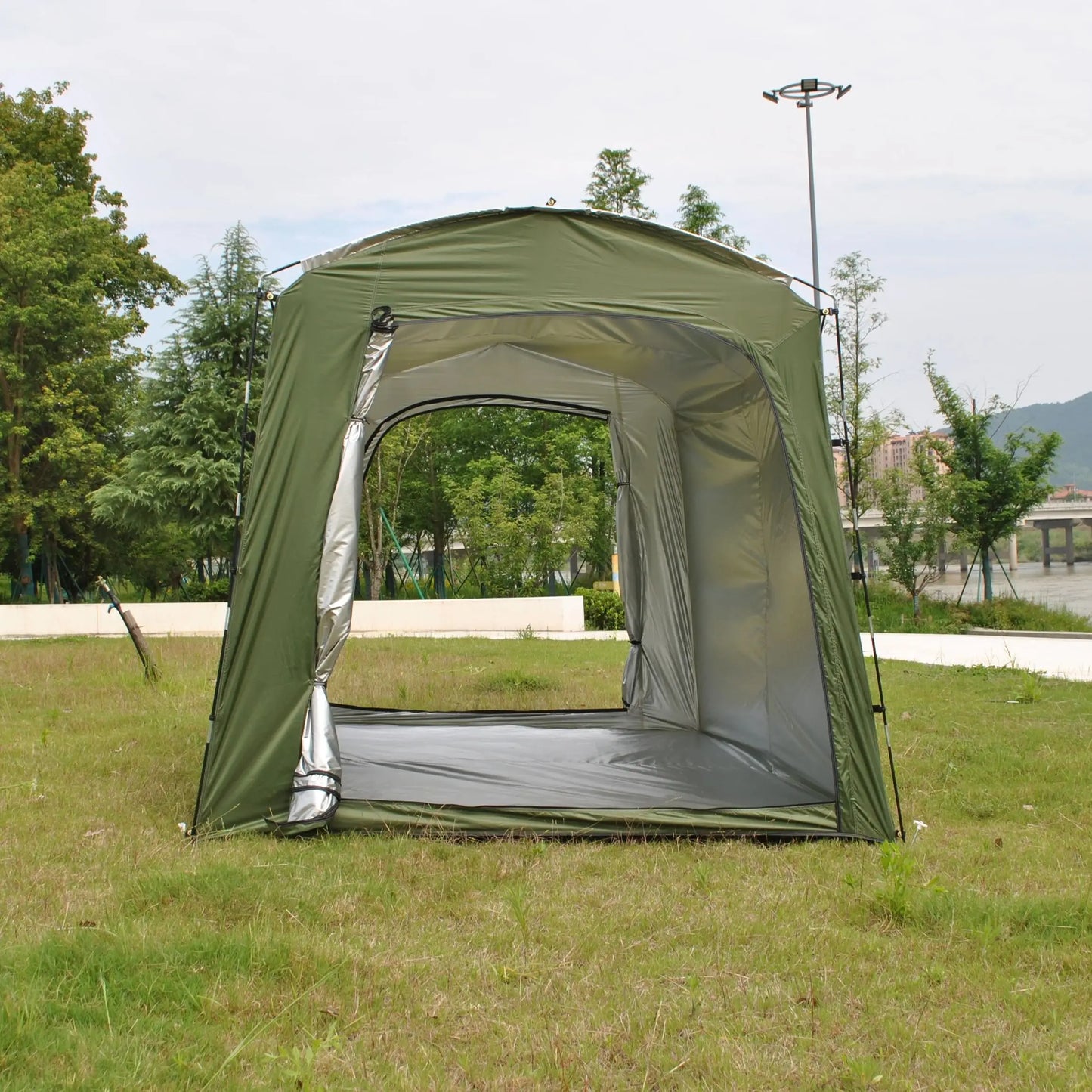 Motorcycle Storage Tent,Heavy-Duty Waterproof Bike Shelter for 8 Bikes, Oversized Outdoor Portable Shed,for Garden Equipment