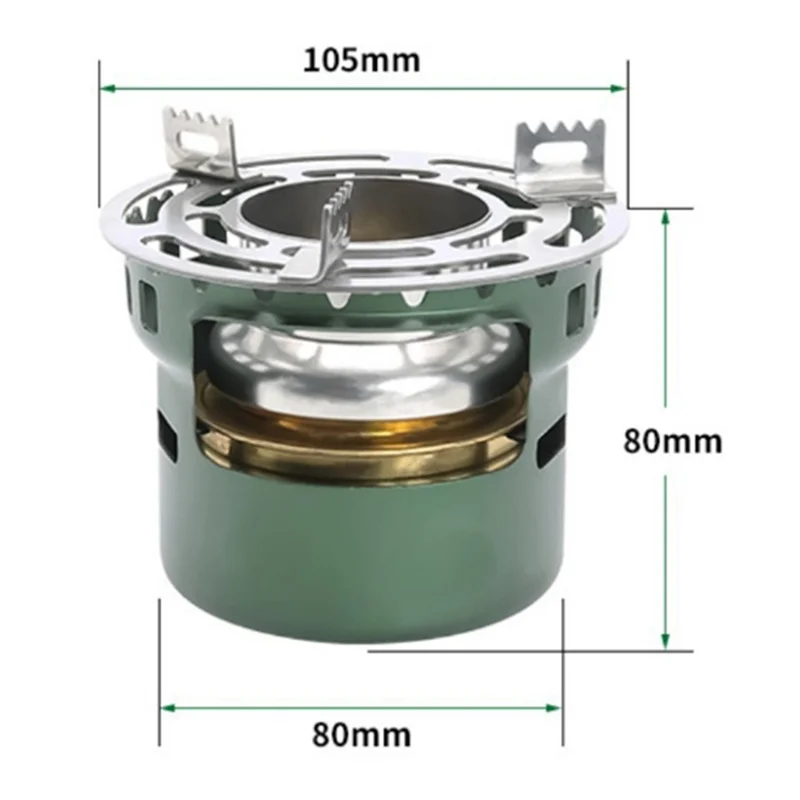 【Must-Haves】Camping Gear And Accessories  Alcohol Stove Outdoor Furnace Portable Mini Barbecue Assesories Camp Cooking Supplies