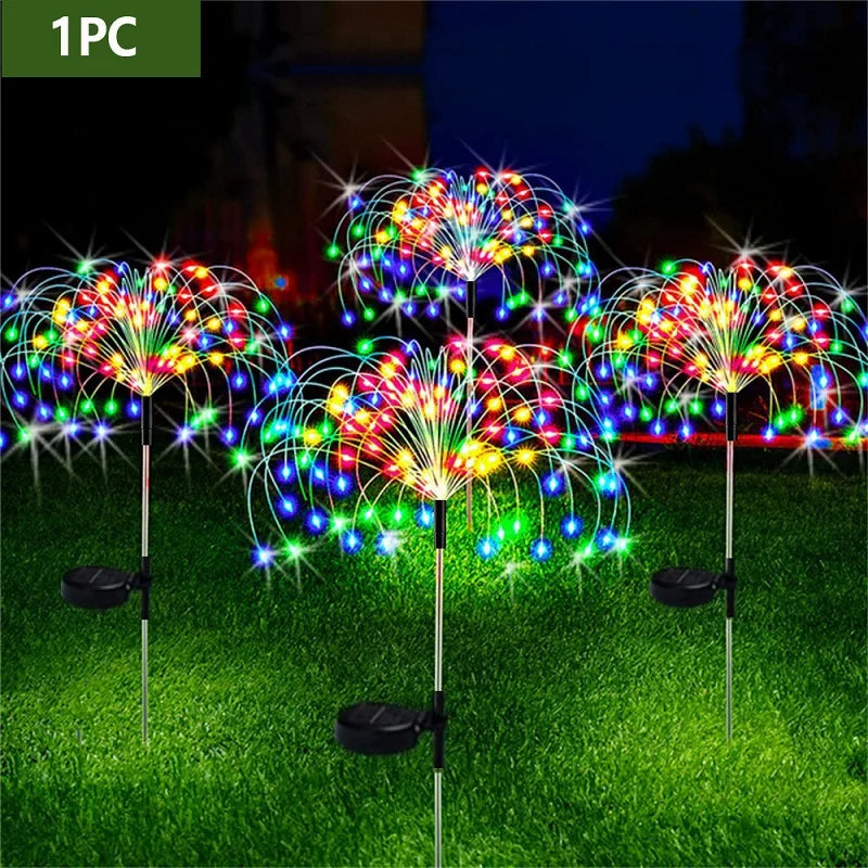 Super Solar LED Light Outdoor Waterproof Solar Light 8 Lighting Modes DIY Fairy Light Holiday Decorative garden Lights Lamp