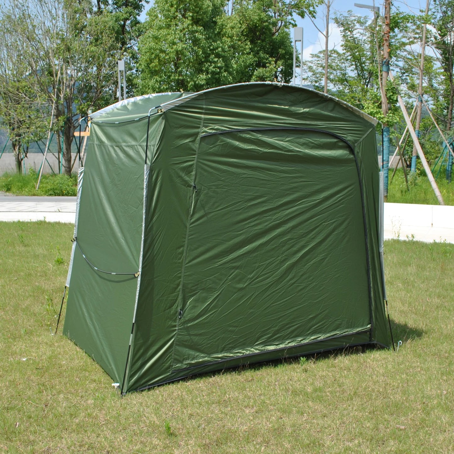 Bike Storage Shed Tent, Oversized Storage Tent for 4 Bikes, Garage/Garden Storage Tent, Waterproof Anti-uv Outdoor Bicycle Cover