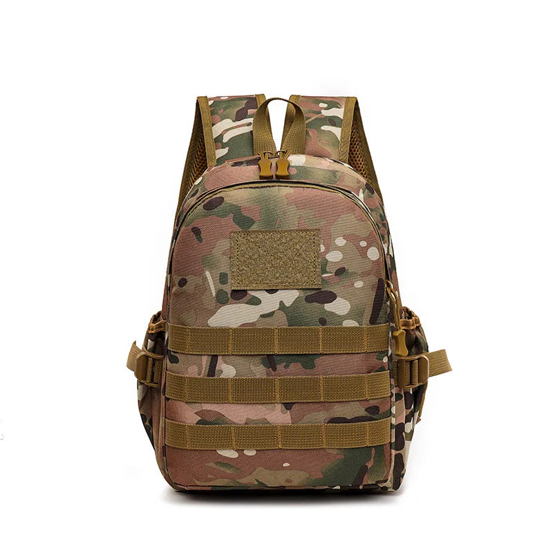 Children Tactical Backpack Small Student School Bag Kids Outdoor Hiking Travel Sports Backpack Summer Camp Camouflage Rucksack