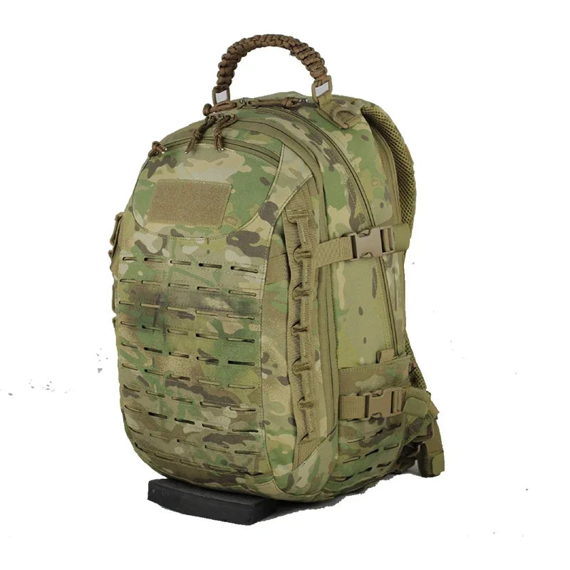 Outdoor Militar Tactical 25L Nylon Oxford Cloth Waterproof Both Shoulders Backpack Unisex Hiking Travel Camping Climbing Package