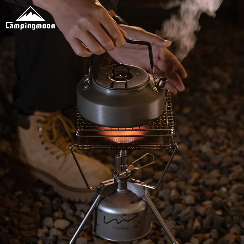 Camping Picnic Mini BBQ Grill Rack Campingmoon US-1312 US-1615 Steel Folding Bread Toast Grill Net