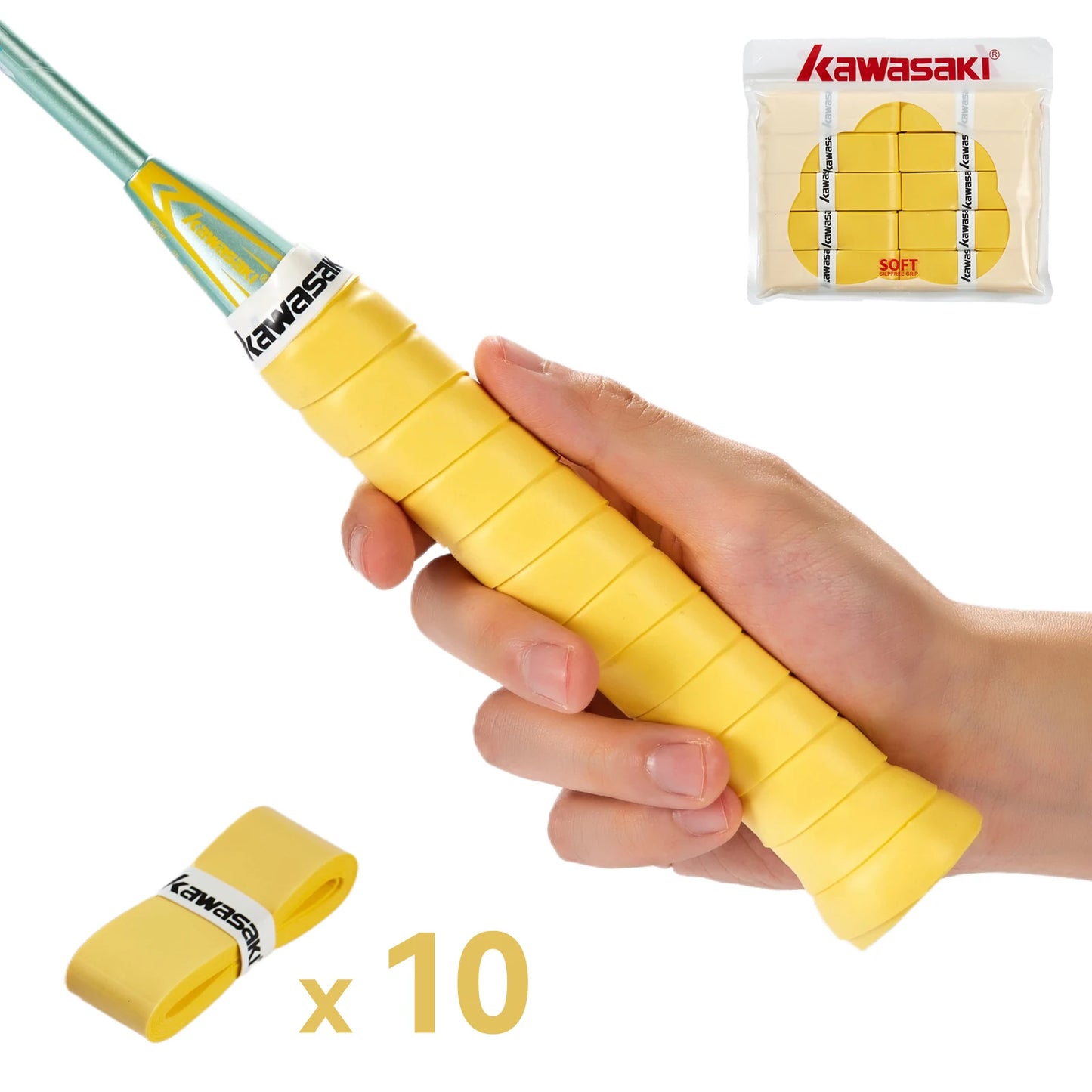 5/10/60 Pieces Overgrips Padel Original Kawasaki Sticky Anti-slip Overgrip Tennis Shock Absorption Paddle Grip Accessories