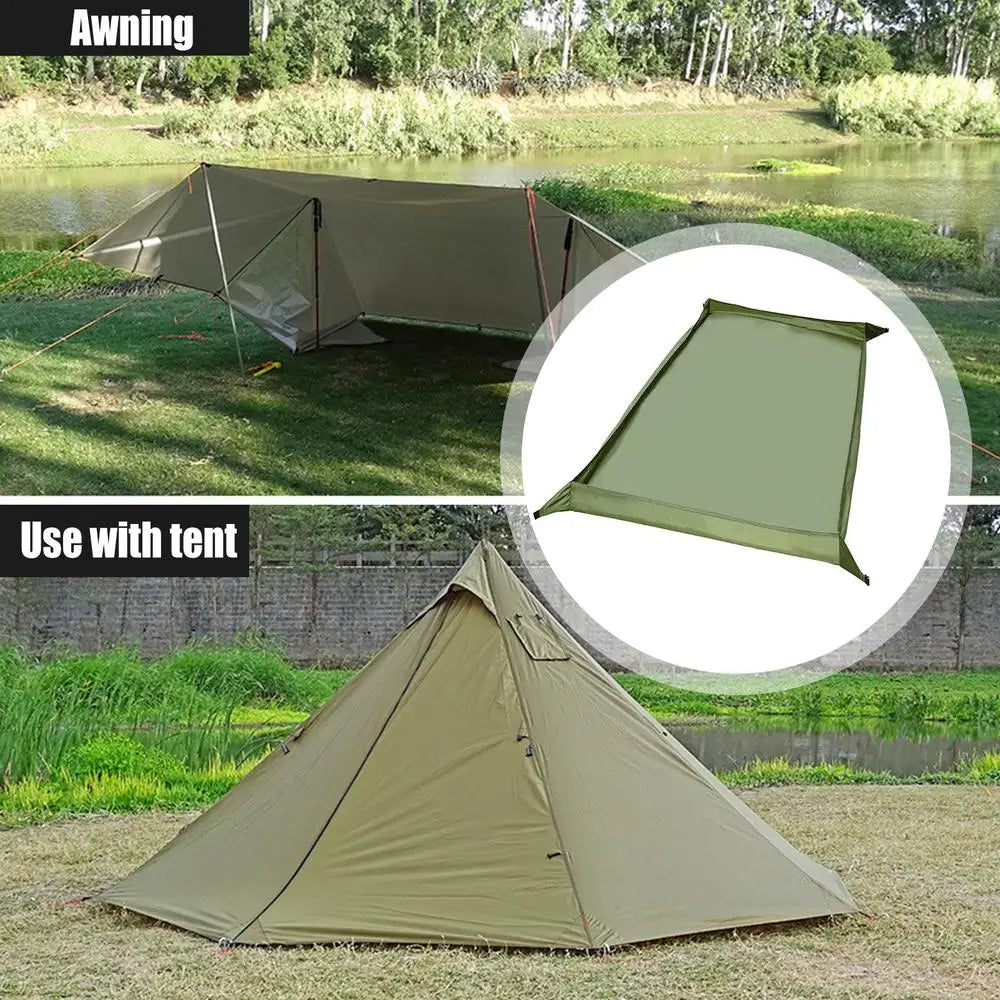 Waterproof Camping Tarp Thicken Picnic Mat Durable Beach Pad Multifunctional Tent Footprint Sun Canopy Ground Sheet For Hiking