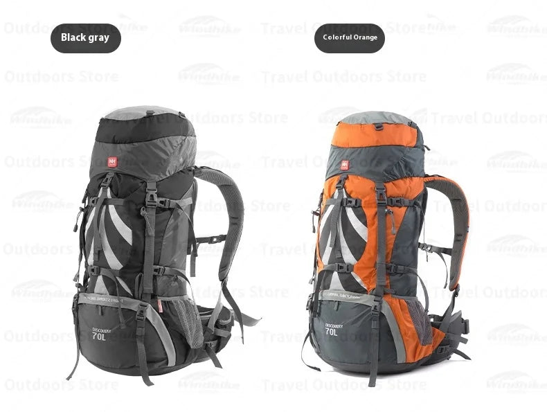 Naturehike 70+5L Backpack Professional Outdoor Climbing Hiking Travel Big Capacity Mountaineering Camping Support System Bag
