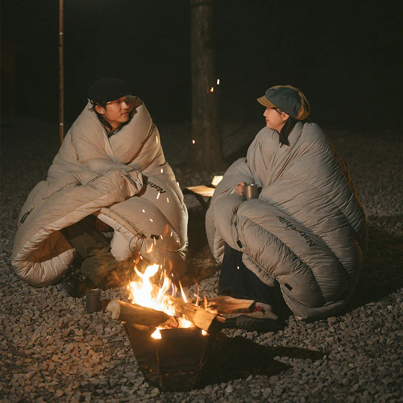 Naturehike-Thickened and Breathable Down-Filled Sleeping Bag for Adults, Outdoor Camping Bag, Warm, Winter CNH22SD008