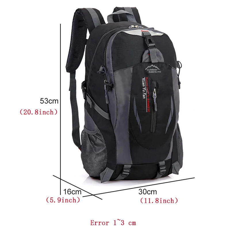 New 30L Outdoor Fishing Bags Men Women Waterproof Travel Trekking Backpack Climbing Hiking Camping Rucksack Tactical Sports Bags