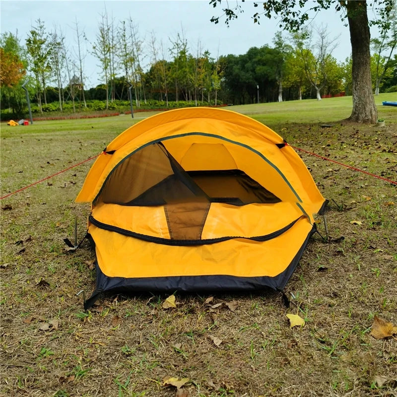800g Ultralight Tent 1 Person Backpacking Tent for Tourism Cycling Camping Tent Waterproof Sleeping Bag Car Travel Equipment