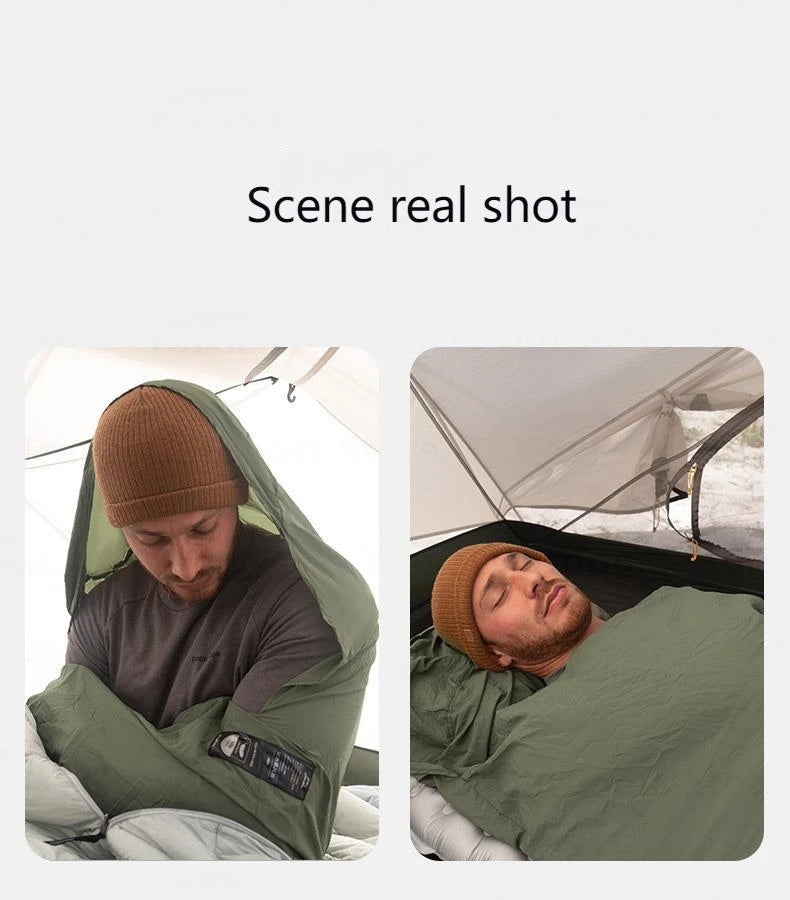 Naturehike Sleeping Bag Liner Tourism Single Stretch Envelope Sleeping Bag 128g Ultralight Camping Sleeping Bags Accessories