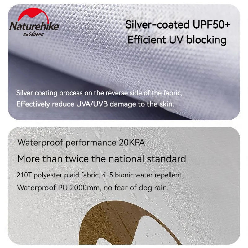 Naturehike Ultralight Backpacking Tent Dome Shelter Tent for 2-3 Person Camping Hiking Trekking Double Layer Lightweight 2.5kg