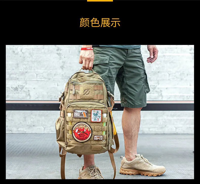 New Outdoor Mountaineering Army Fans Tactical Equipment Pack 24-hour Multi Functional Assault Action Backpack