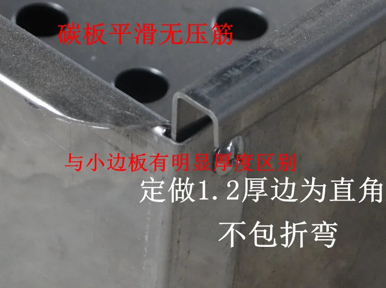 Stainless steel barbecue stove, home charcoal, outdoor large portable, enlarged grill for picnics