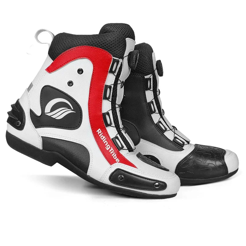 Riding Tribe Motorcycle Boots Motorcycle Riding Anti-fall Shoes Cycling Equipment Wear-resistant Men's Boots Multicolor Shoes