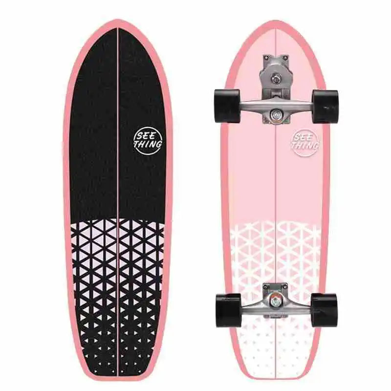 76CM Land Surf Board Complete Assembled Beginner Surf Skate Board Maple Deck S5 Pumping Truck Sport Skateboard