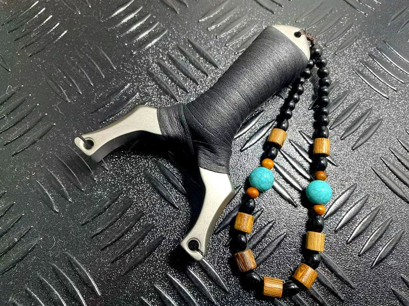 Professional Slingshot Stainless Steel Hunting Slingshots High Quality Catapult Shooting Hunting Sling Shot with Rubber Band