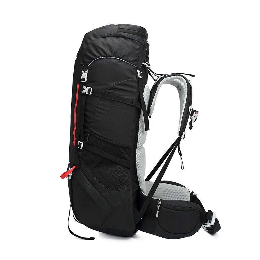 80L Travel Sports Hiking Bag Large Capacity Camping Backpack Bicycle Mochila Adjustable Molle Climbing Daypack with Rain Cover