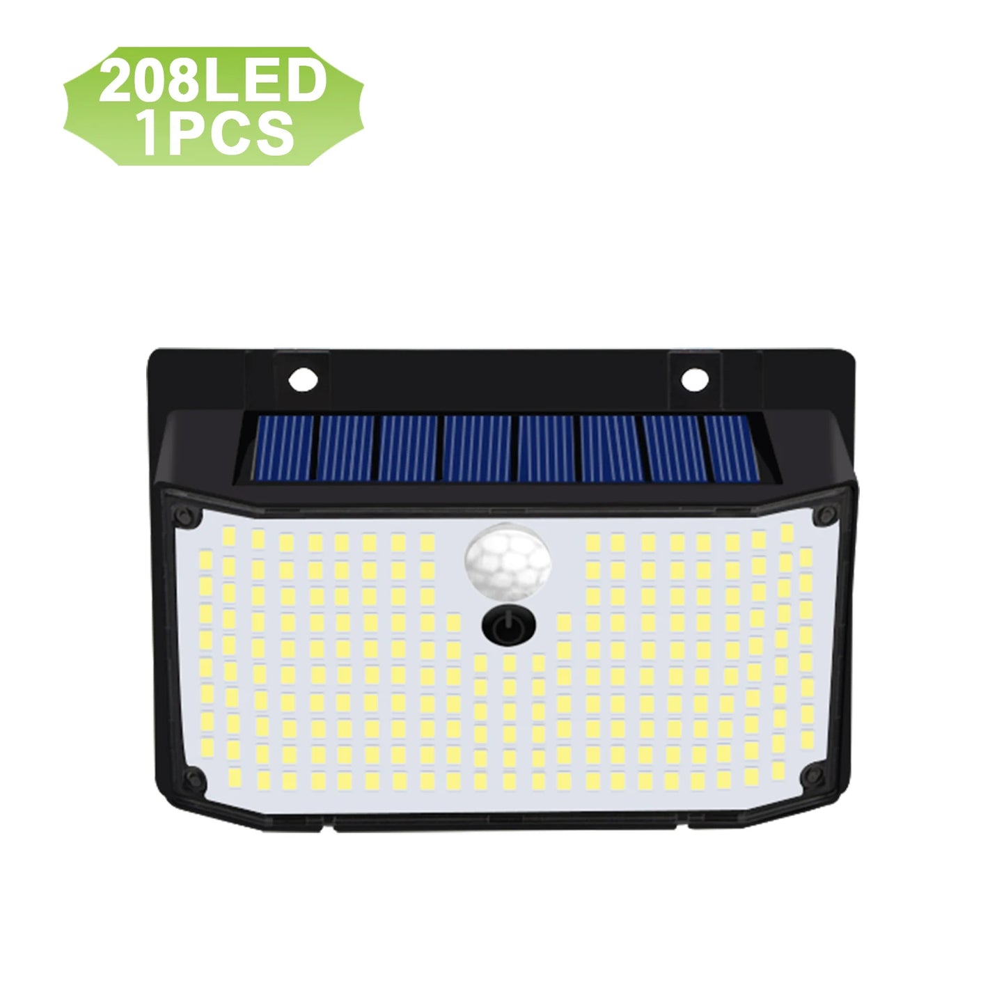 Solar Lights Outdoor 158 LED Solar Wall Lamp Waterproof Wireless Motion Sensor Security 3 Modes Garden Fence Yard Deck Garage