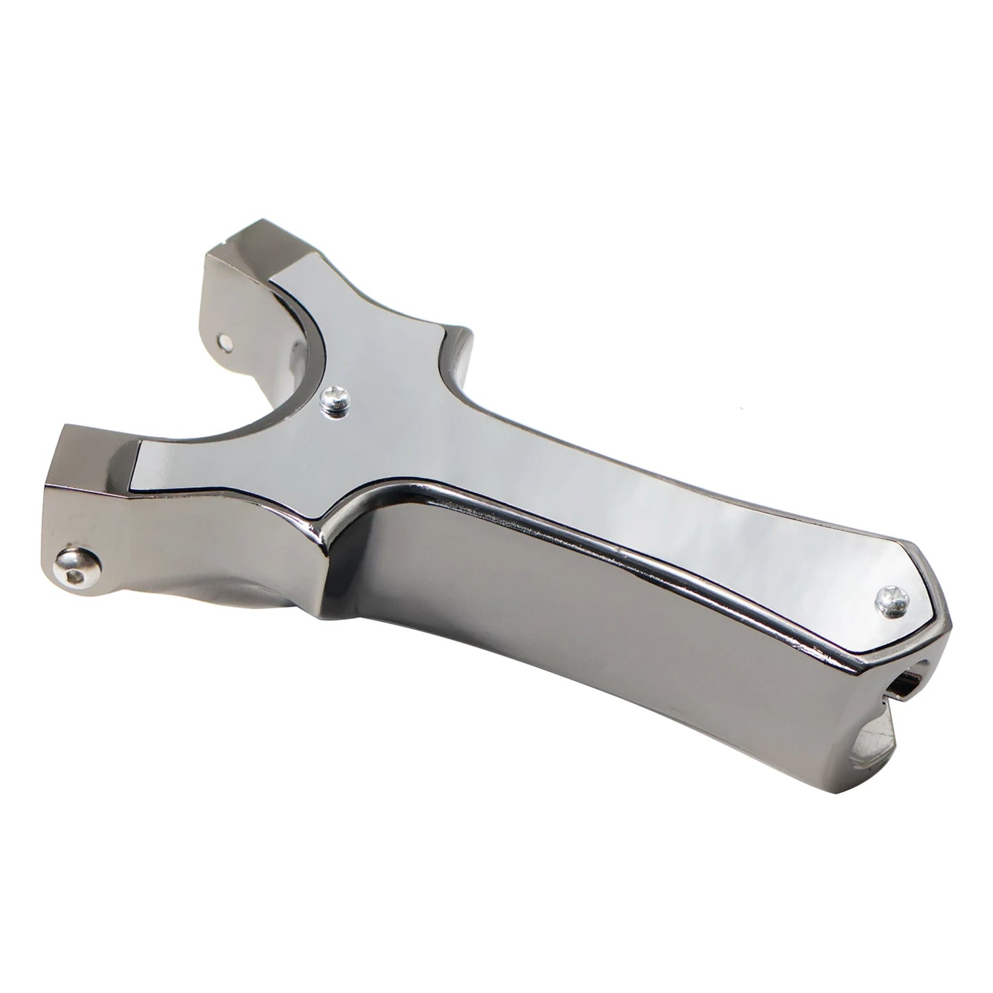 Silver Metal Composite Pulley Slingshot Simple and Practical Professional Metal Slingshot Dedicated To Shooting Players