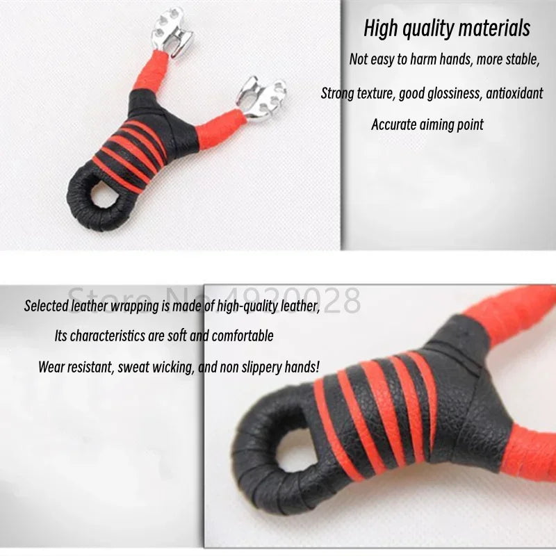Outdoor Shooting Alloy Slingshot Card Ball Rrubber Band Outdoor Hunting Sling Shot Competition Slingshot Catapult Game Toys