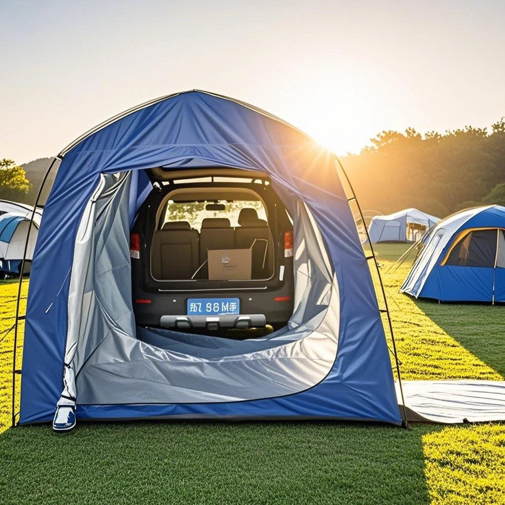 2/3/4 Person Tailgate Camping Tent | PU3000 Waterproof & UV-Resistant | Easy Assembly with Carry Bag| Suitable for Short Trips