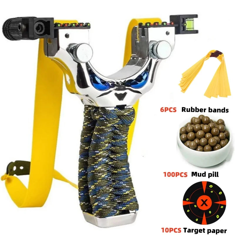 sales promotion Laser Shooting Slingshot High Precision Sling Hunting Acessories Outdoor Powerful and Precise Shooting Catapult