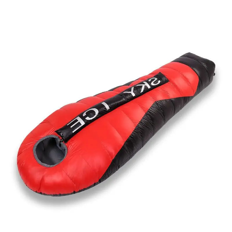 Lightweight Goose Down Double Sleeping Bag Adult Outdoor AllSeason Camping