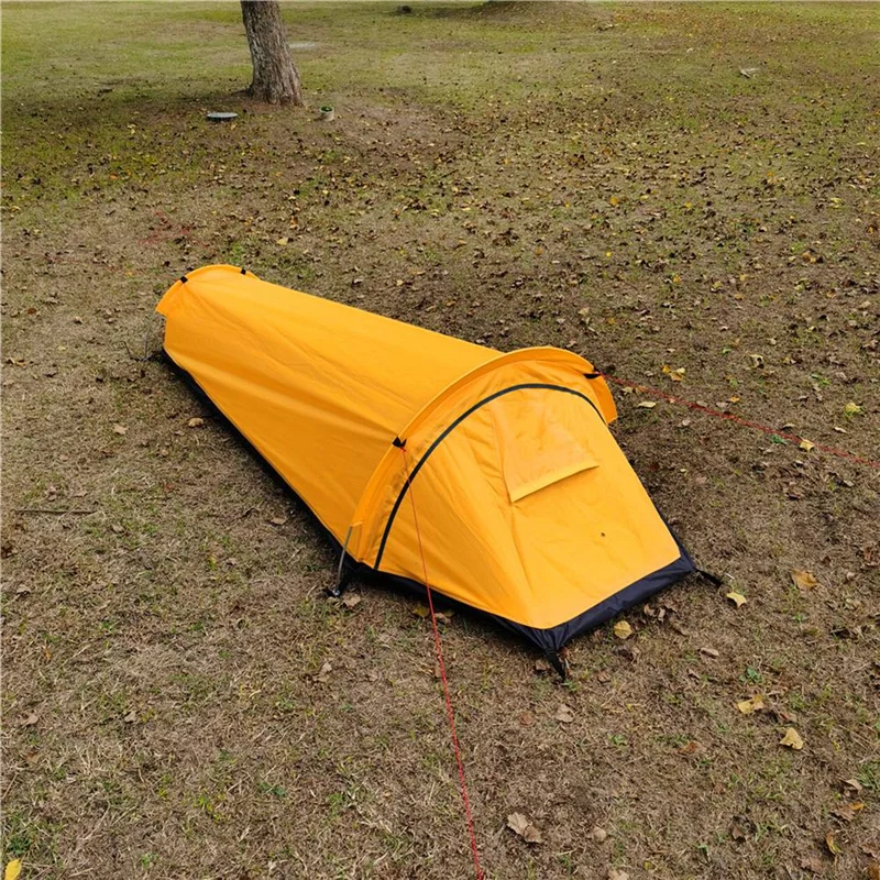 B48B-Urltra-Light Outdoor Equipment Wild Camping Sleeping Bag Tent Single Person Hiking Camping Backpacking Tent Waterproof
