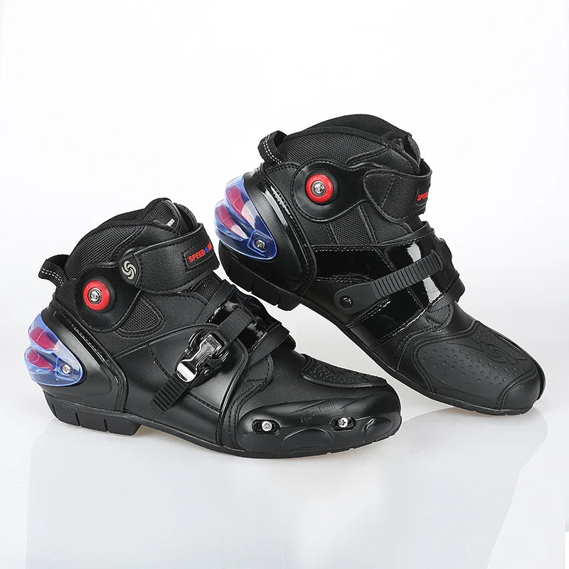 Motorcycle Boots Men Motorcycle Shoes Botas Moto Motocross Boots Motorbike Biker off-Road Racing Riding Boots