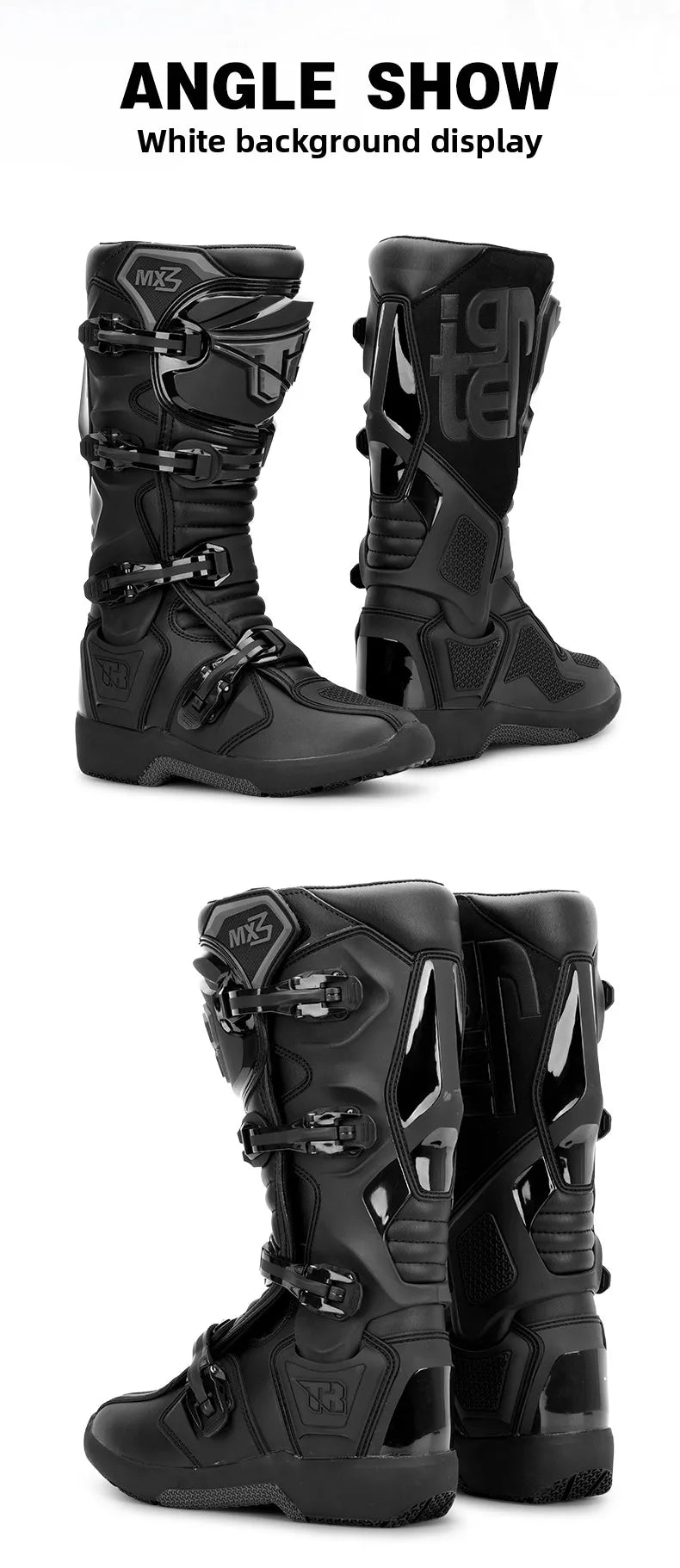TR tiger MX3 Motorcycle Off-Road Boots Anti-fall Lindau ADV Rally Activity shaft Riding boots High Top Adult