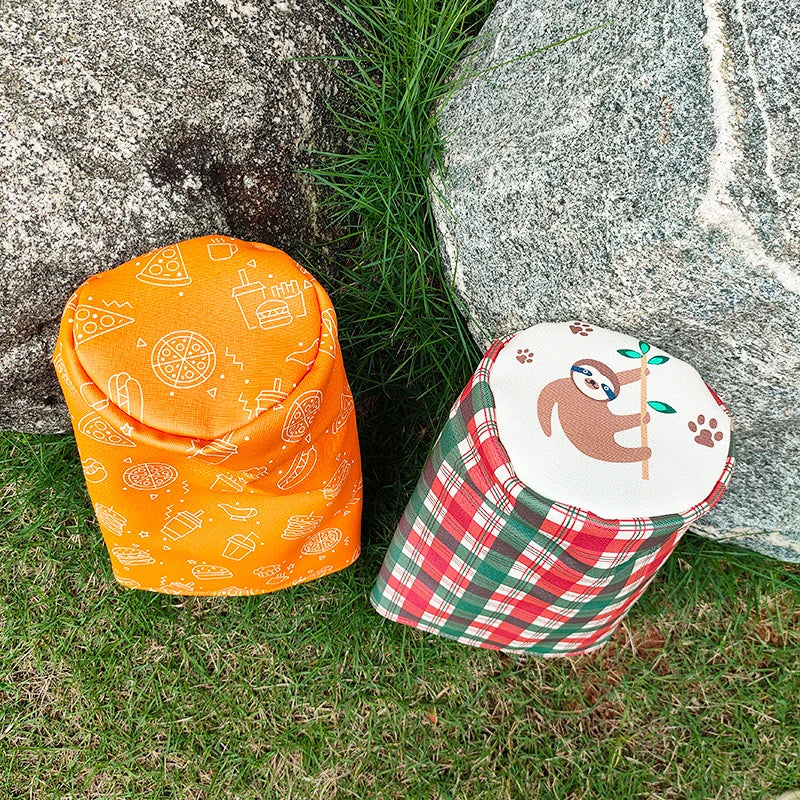 Golf Headcovers 1 Driver Covers Polyester Golf Club Head Cover Waterproof Black Velvet Lining Printing Accessories Soft Durable