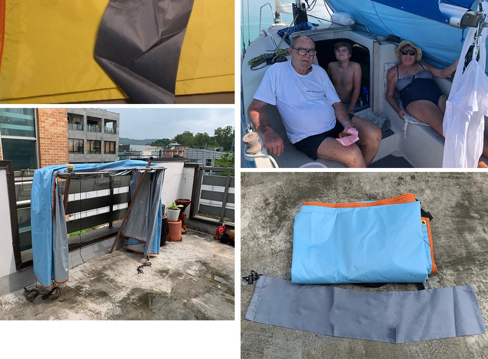 4x3m 3x3m Awning Waterproof Tarp Tent Shade Ultralight Garden Canopy Sunshade Outdoor Camping Hammock Rain Fly Beach Sun Shelter