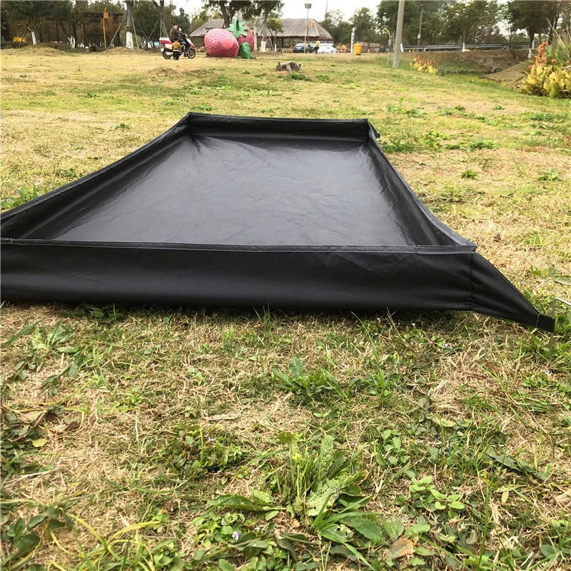 Waterproof Camping Ground Sheet 210D Oxford Bath Bathtub Shape Floor Mat Outdoor Ultralight Tent Mat Tarp Beach Picnic Mat