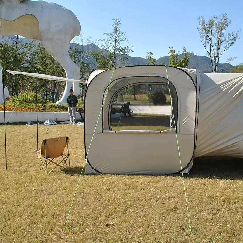 Portable Air Conditioner Camping Tent to Achieve the Freedom of Heat&Cooling, 7 Feet Height, Pop Up Family SUV Camping Tent