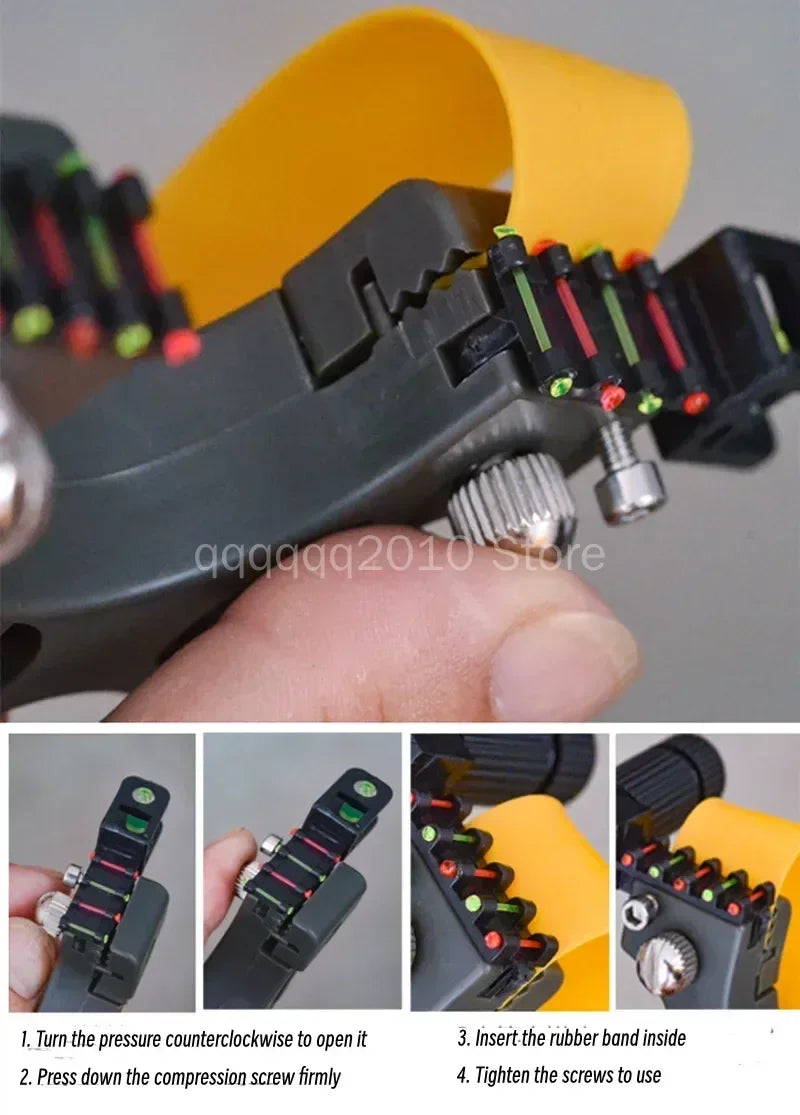 Slingshot Resin Infrared Laser Sight for Outdoor Competitive Hunting Plastic Catapult Free Binding Fast Compression Set