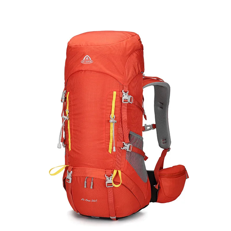 50L Outdoor Hiking Backpack Large Capacity Climbing Trekking Camping Bag, Durable Outdoor Backpack for Men Women Travel