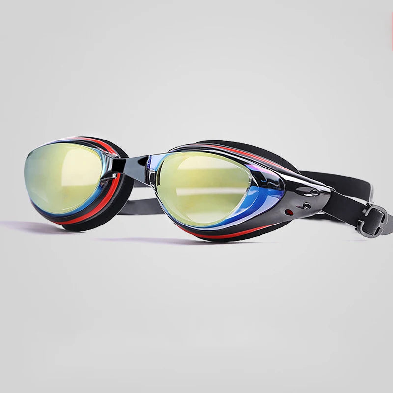 Plating Myopia Swim Goggles Men Women Professional Swimming Pool Water Sports Waterproof Glasses Anit Fog UV Shield Eyewear New