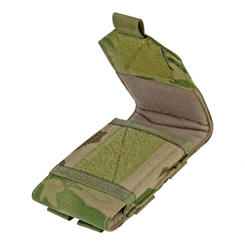 Outdoor Camouflage Bag Tactical Army Phone Case Holder Sport Waist Belt Waterproof Nylon EDC Hunting Camo Molle Backpack Vest