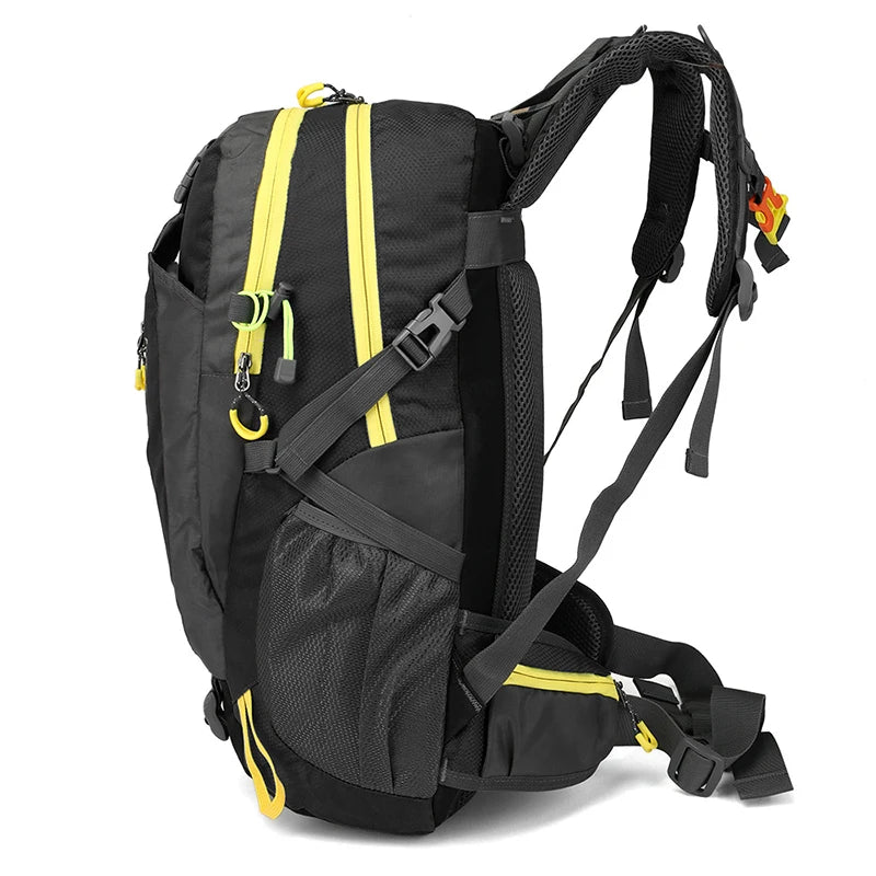40L Outdoor Backpack Travel Trekking Climbing Mountaineering Rucksack Sports Men'S Bag For Women Waterproof Nature Hike Cycling