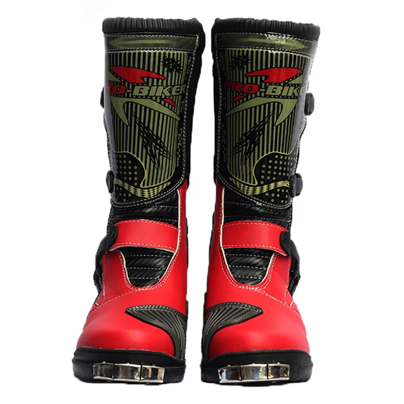 Motorcycle Boots Men Motorcycle Shoes Botas Moto Motocross Boots Motorbike Biker off-Road Racing Riding Boots