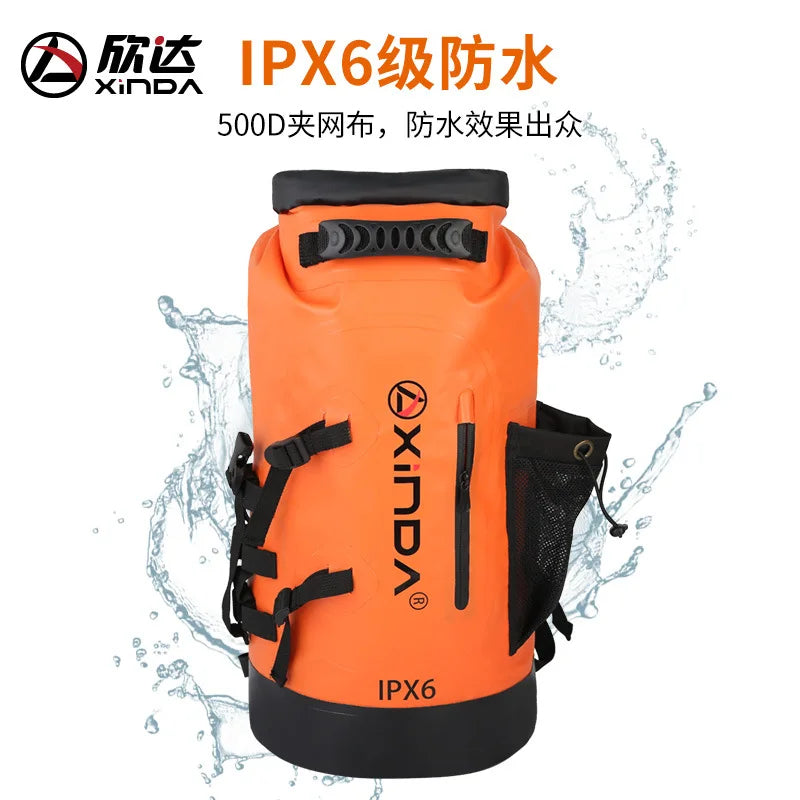 Waterproof backpack for mountaineering and tourism, outdoor mountaineering bag, for the river, p761
