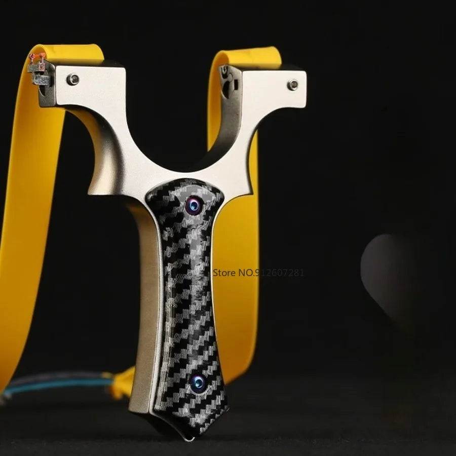 Fiber Optic Aiming Shooting Slingsshot High Precision Sling Outdoor Hunting Slingshot for Hunting High Precision Catapult