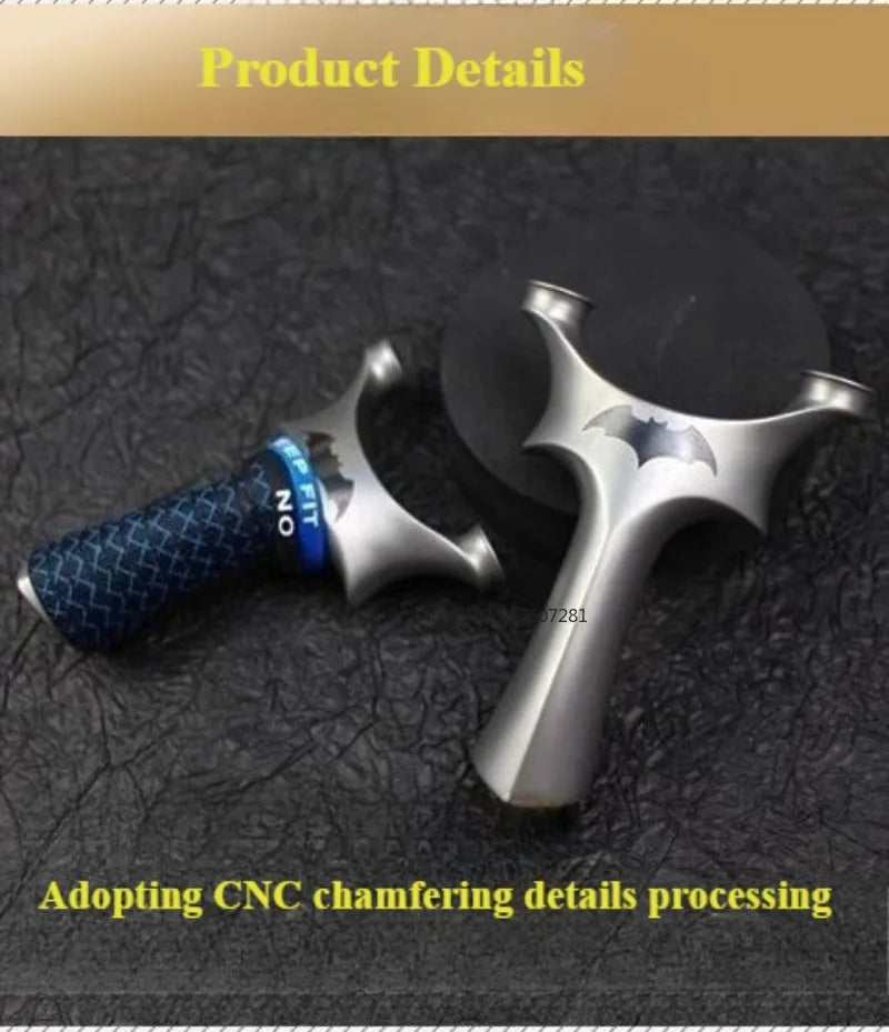 Professional Slingshot Hunting Stainless Steel Catapult Metal Handle Outdoor Shooting Toy